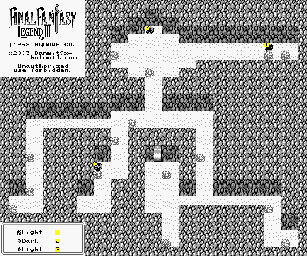 Thumbnail for a map of Pureland Cave Near Knaya for the Game Boy game Final Fantasy Legend III.