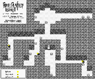 Thumbnail for a map of Pureland Cave Near Talonsburg for the Game Boy game Final Fantasy Legend III.