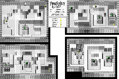 Thumbnail for a map of Pureland Eastern Ruins for the Game Boy game Final Fantasy Legend III.