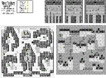 Thumbnail for a map of Pureland Southwest Ruins for the Game Boy game Final Fantasy Legend III.