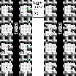 Thumbnail for a map of Underworld Twin Towers for the Game Boy game Final Fantasy Legend III.