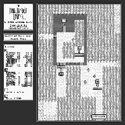 Thumbnail for a map of World Of Continent South Town for the Game Boy game The Final Fantasy Legend.