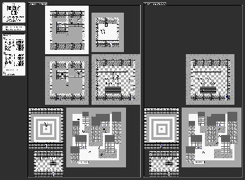 Thumbnail for a map of World Of Ruins Southwest Town for the Game Boy game The Final Fantasy Legend.
