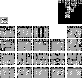 Thumbnail for a map of Stage 1 - Field for the Game Boy game Fortified Zone.