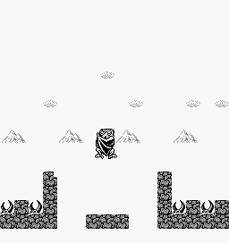 Thumbnail for a map of Battle Scene 9 for the Game Boy game Gargoyles Quest: Ghosts 'N Goblins.