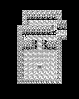 Thumbnail for a map of Cave Of Darkness (2) for the Game Boy game Gargoyles Quest: Ghosts 'N Goblins.
