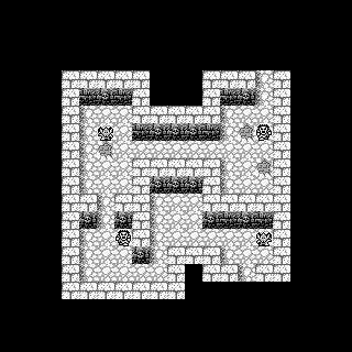 Thumbnail for a map of Palace 2 (Before) for the Game Boy game Gargoyles Quest: Ghosts 'N Goblins.