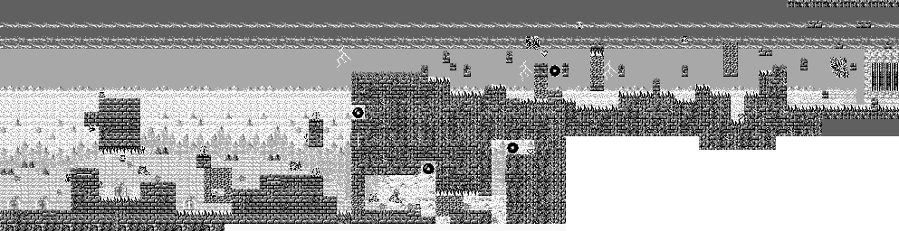 Thumbnail for a map of Palace 2 for the Game Boy game Gargoyles Quest: Ghosts 'N Goblins.