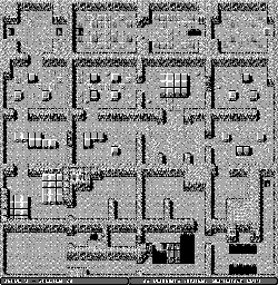 Thumbnail for a map of Stage 3: Shelter B1 for the Game Boy game Ikari no Yousai 2.