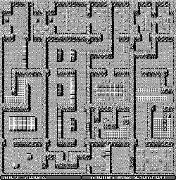 Thumbnail for a map of Stage 3: Shelter B2 for the Game Boy game Ikari no Yousai 2.
