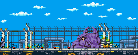 Thumbnail for a map of World 1: The Jungle Boss for the Game Boy game Inspector Gadget: Operation Madkactus.