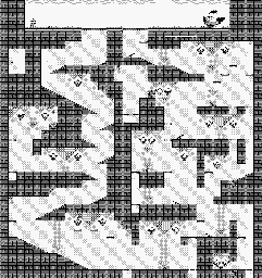 Thumbnail for a map of Hole 2 for the Game Boy game Itchy & Scratchy In Miniature Golf Madness!.