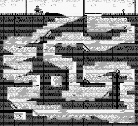 Thumbnail for a map of Hole 4 for the Game Boy game Itchy & Scratchy In Miniature Golf Madness!.