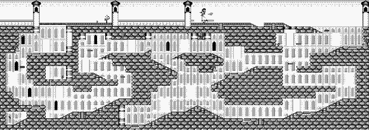 Thumbnail for a map of Hole 5 for the Game Boy game Itchy & Scratchy In Miniature Golf Madness!.