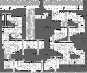 Thumbnail for a map of Hole 6 for the Game Boy game Itchy & Scratchy In Miniature Golf Madness!.