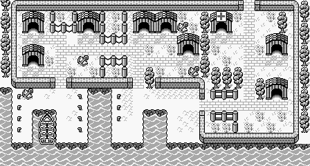Thumbnail for a map of Shiimizu for the Game Boy game Kaeru no Tame ni Kane wa Naru.