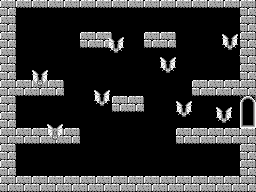 Thumbnail for a map of Bat Chamber (Right Door) for the Game Boy game Kid Icarus: Of Myths And Monsters.