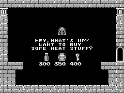 Thumbnail for a map of Black Market (Right Door) for the Game Boy game Kid Icarus: Of Myths And Monsters.