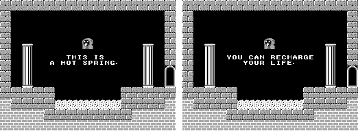 Thumbnail for a map of Hot Spring Chamber 1 (Right Door) for the Game Boy game Kid Icarus: Of Myths And Monsters.