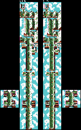 Thumbnail for a map of Level 6 Stage 2 for the Game Boy game Kirby: Tilt 'N' Tumble.