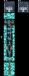 Thumbnail for a map of Level 6 Stage 4 for the Game Boy game Kirby: Tilt 'N' Tumble.
