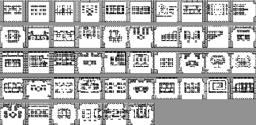 Thumbnail for a map of Rounds for the Game Boy game Kirby's Block Ball.