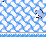 Thumbnail for a map of Level 4 4-Boss for the Game Boy game Kirby's Dream Land 2.
