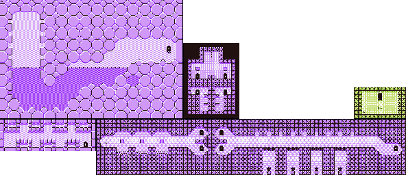 Thumbnail for a map of Level 7 7-2 for the Game Boy game Kirby's Dream Land 2.