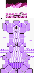 Thumbnail for a map of Level 7 7-Boss for the Game Boy game Kirby's Dream Land 2.