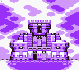 Thumbnail for a map of Level 7 for the Game Boy game Kirby's Dream Land 2.