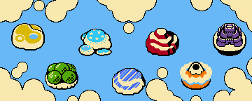 Thumbnail for a map of Overworld for the Game Boy game Kirby's Dream Land 2.