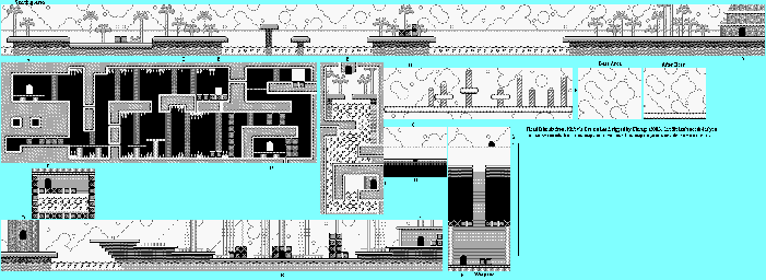Thumbnail for a map of Float Islands for the Game Boy game Kirby's Dream Land.