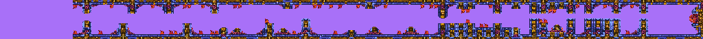 Thumbnail for a map of Gradius Stage 5 for the Game Boy game Konami GB Collection: Vol. 1.