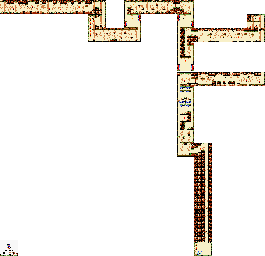 Thumbnail for a map of Castlevania II: Belmont's Revenge Rock Castle for the Game Boy game Konami GB Collection: Vol. 4.