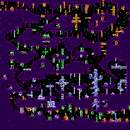Thumbnail for a map of Crystal Cavern for the Game Boy game Laura.