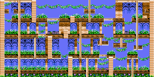 Thumbnail for a map of Flowers For Sale for the Game Boy game Laura.