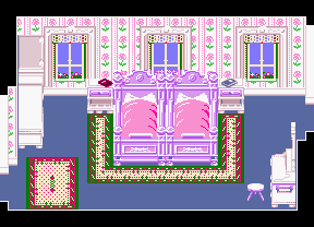 Thumbnail for a map of Master Bedroom for the Game Boy game Laura.