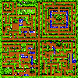 Thumbnail for a map of Of Birds And Hedge Mazes for the Game Boy game Laura.