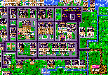 Thumbnail for a map of Town for the Game Boy game Laura.