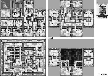 Thumbnail for a map of Eagle's Tower for the Game Boy game The Legend Of Zelda: Link's Awakening.