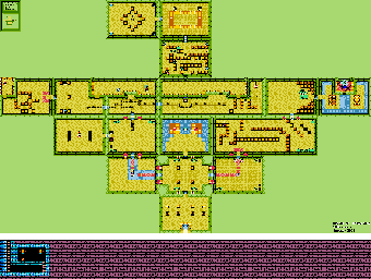 Thumbnail for a map of Gnarled Root Dungeon for the Game Boy game The Legend Of Zelda: Oracle Of Seasons.