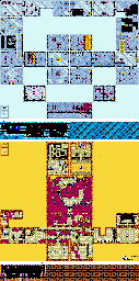 Thumbnail for a map of Sword & Shield Dungeon for the Game Boy game The Legend Of Zelda: Oracle Of Seasons.