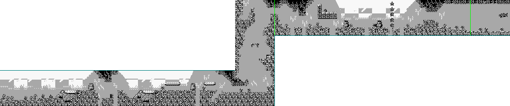Thumbnail for a map of Stage 1: Sea Of Coral for the Game Boy game The Little Mermaid.