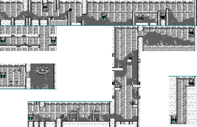 Thumbnail for a map of Stage 5: Ursula's Castle for the Game Boy game The Little Mermaid.