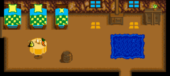 Thumbnail for a map of Bear House for the Game Boy game Looney Tunes Collector: Alert!.