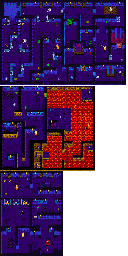 Thumbnail for a map of Castle for the Game Boy game Looney Tunes Collector: Alert!.