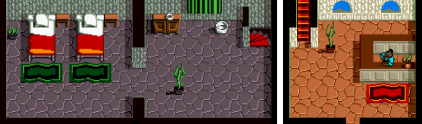 Thumbnail for a map of Desert Hotel for the Game Boy game Looney Tunes Collector: Alert!.