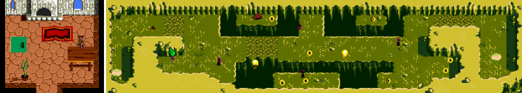Thumbnail for a map of Desert House for the Game Boy game Looney Tunes Collector: Alert!.