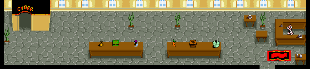 Thumbnail for a map of Desert Shop for the Game Boy game Looney Tunes Collector: Alert!.