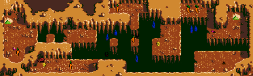 Thumbnail for a map of Hole 01 for the Game Boy game Looney Tunes Collector: Alert!.